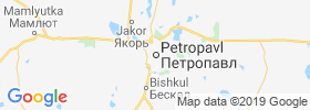 Petropavlovsk map